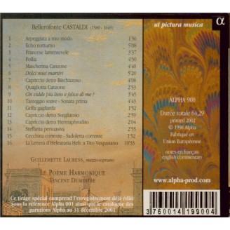 Le musiche di Bellerofonte Castaldi..